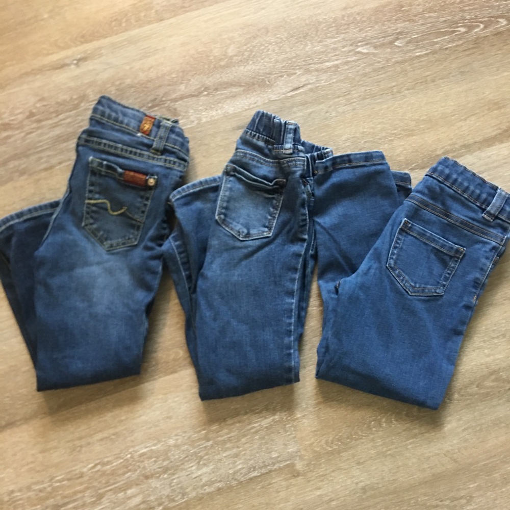 Jeans 5T bundle. For all mankind, Gap, garanimals